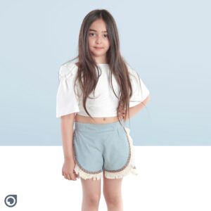 شلوارک نخی دخترانه مدل SG31